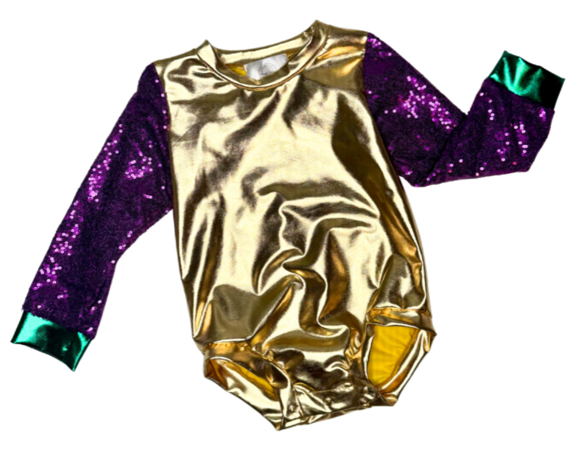 Girls Mardi Gras Sequin Bubble