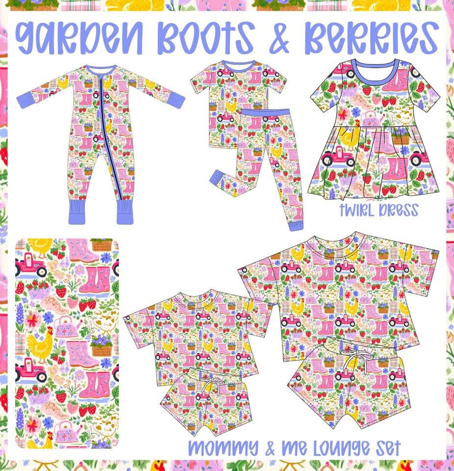Preorder 5: Garden Boots & Berries Bamboo