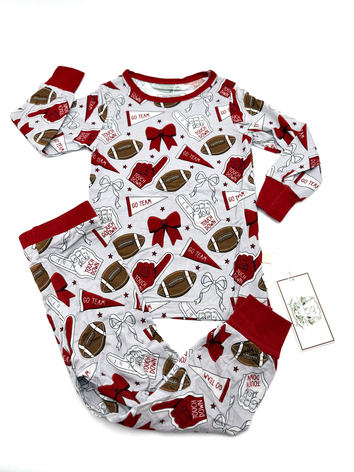 Crimson Fans Kids Pants Set