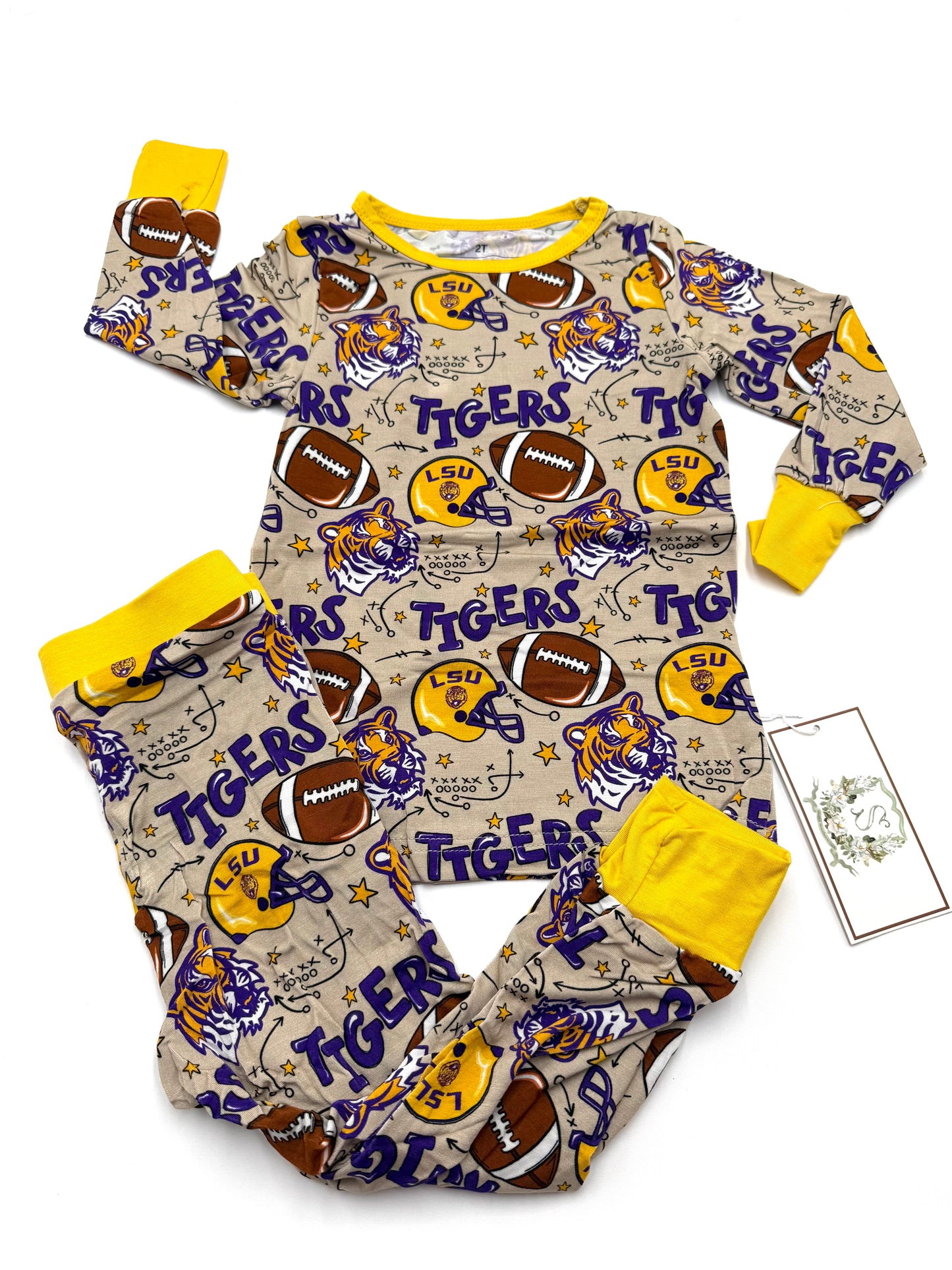 Geaux Tigers Kids Pants Set