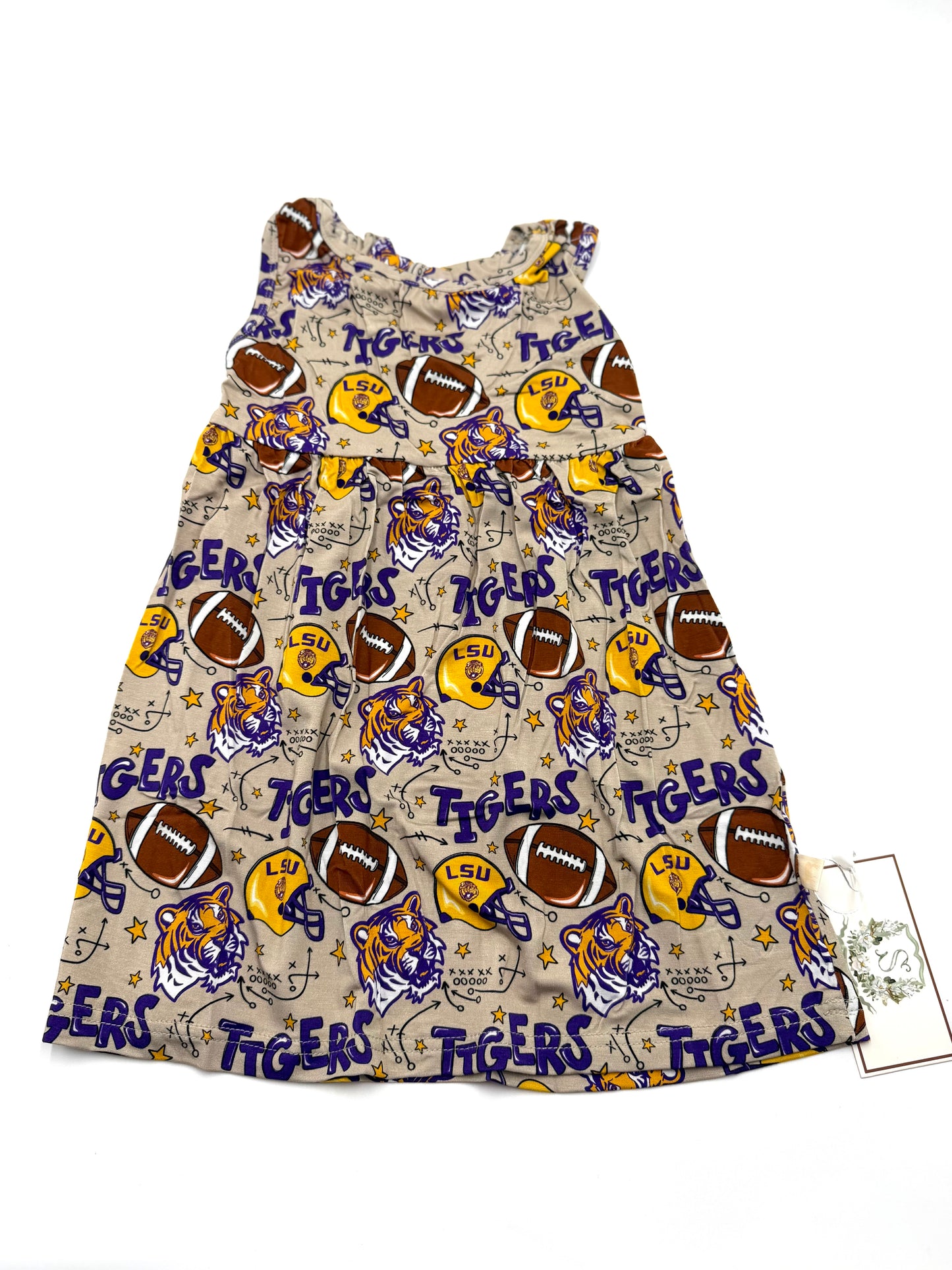 Geaux Tigers Girls Twirl Dress
