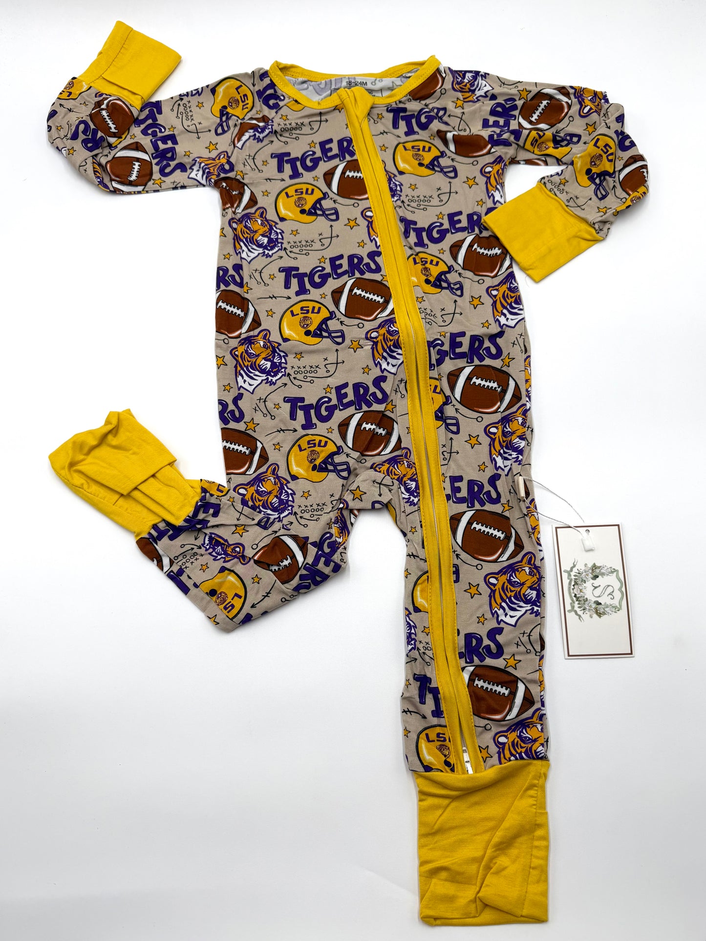 Geaux Tigers Kids Zippy