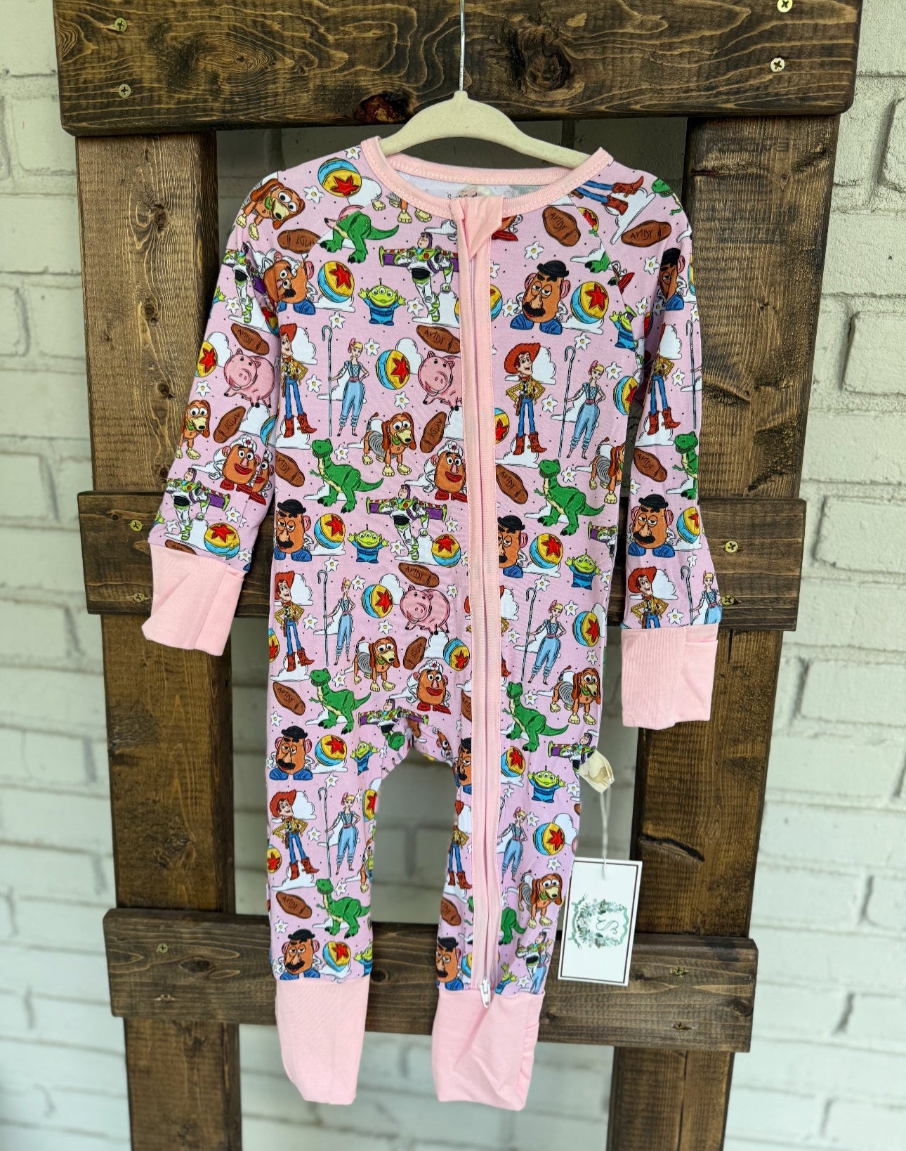 Pink Andy’s Toys Bamboo Zippy
