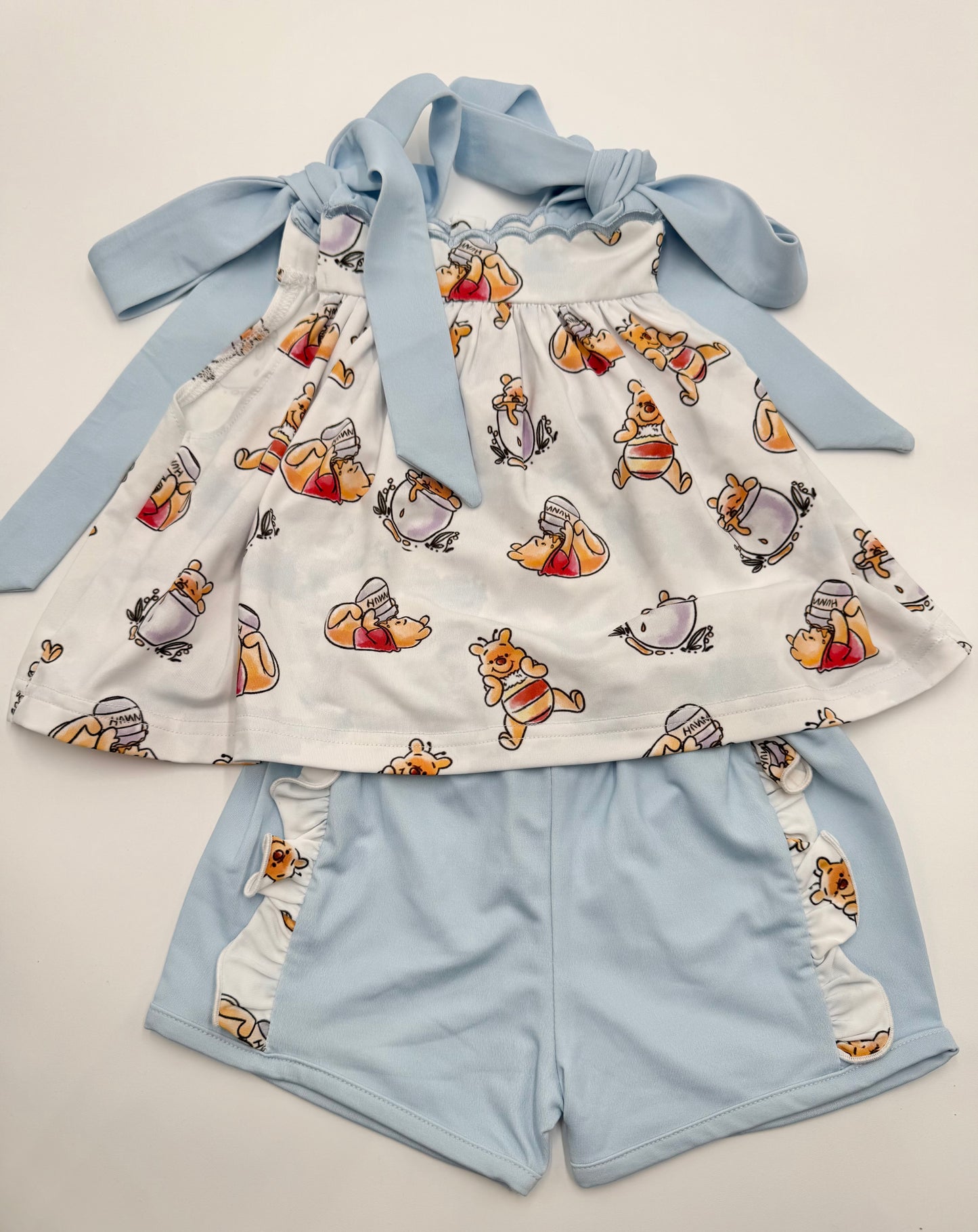 Fully Adjustable Straps Winnie The Pooh Girl Set - 12M