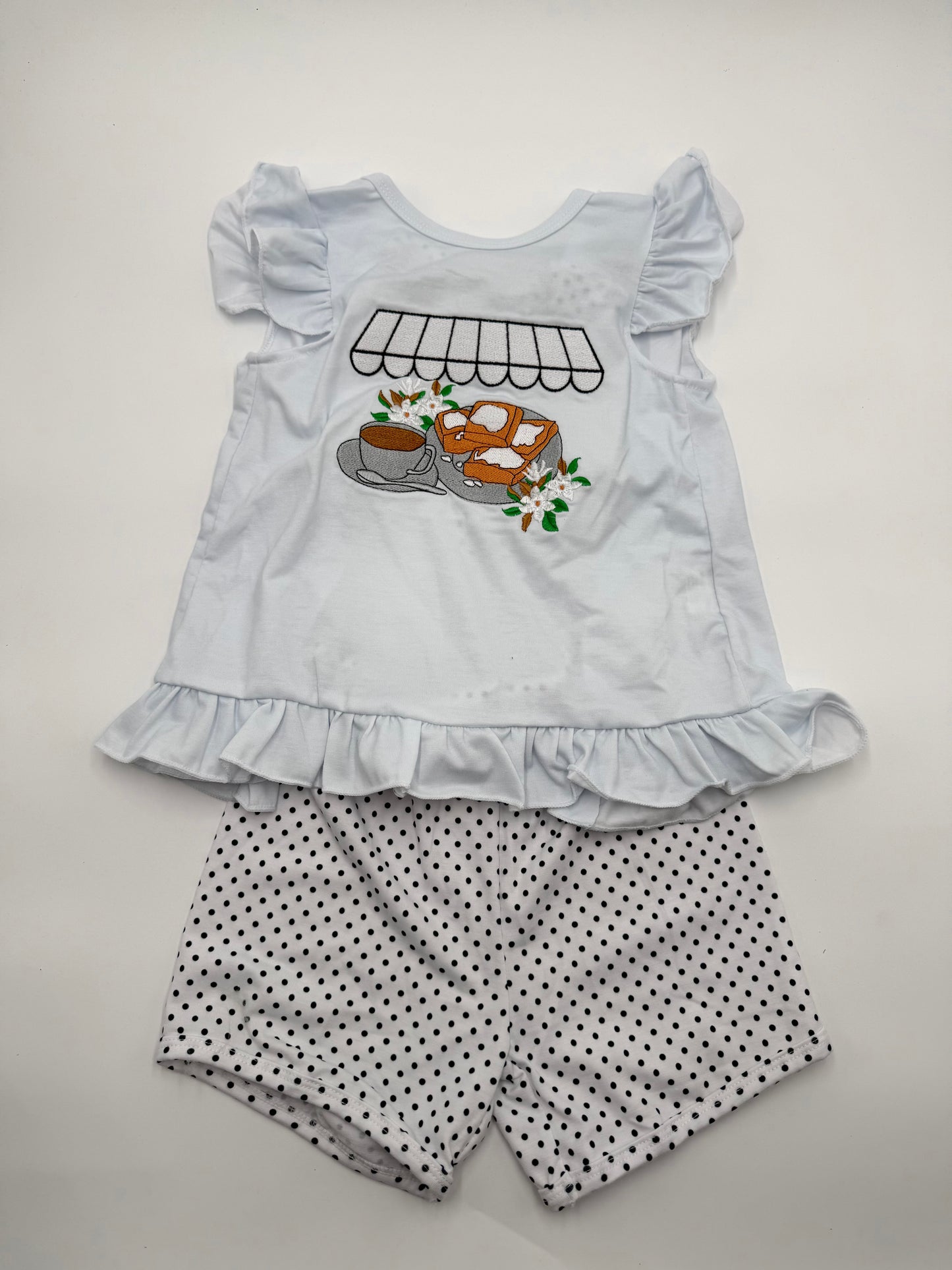 Girl Beignet Short Set