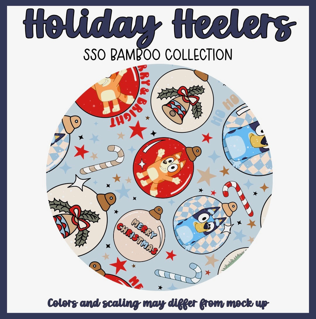 Holiday Heelers Christmas Bamboo