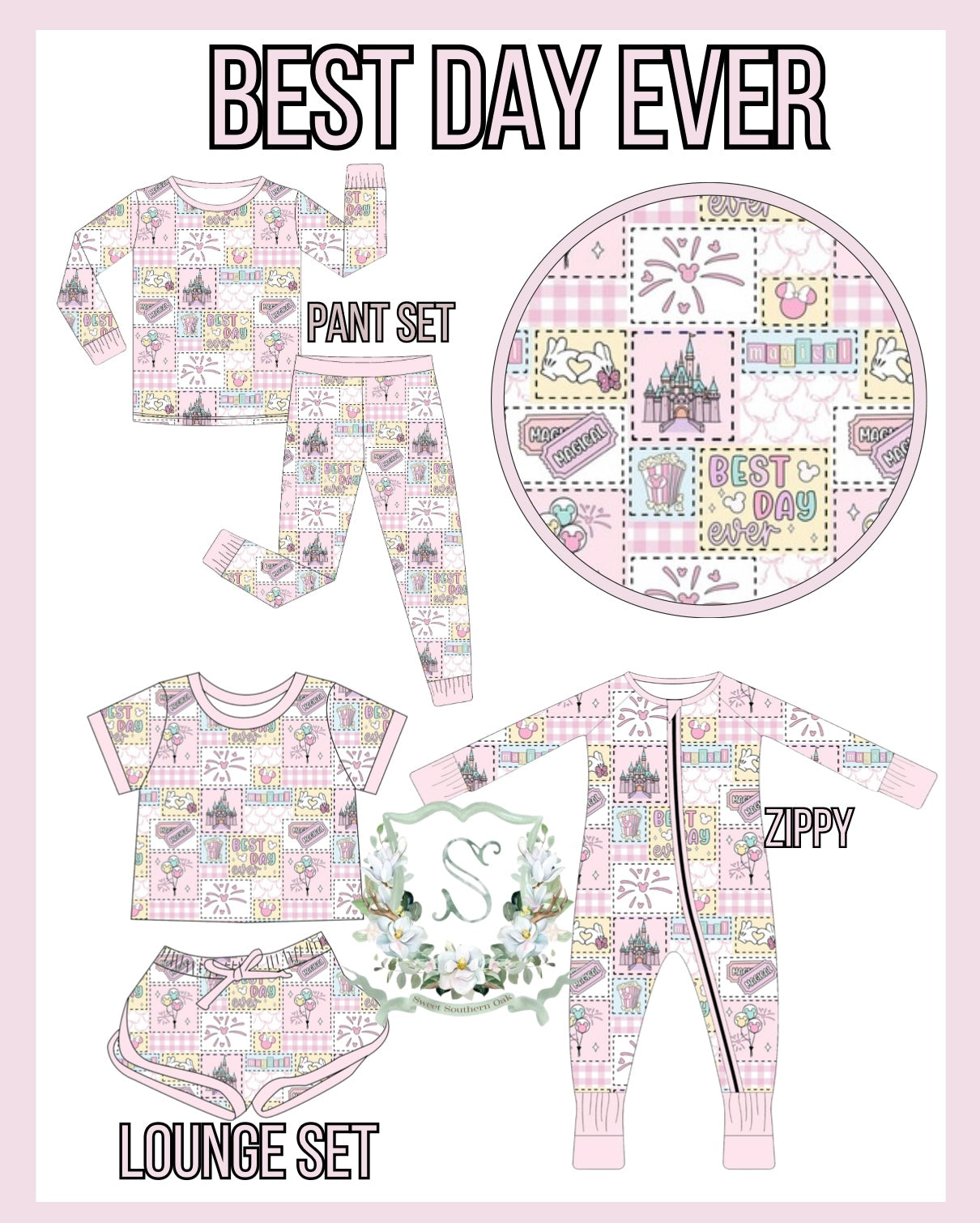 BEST DAY EVER PINK BAMBOO