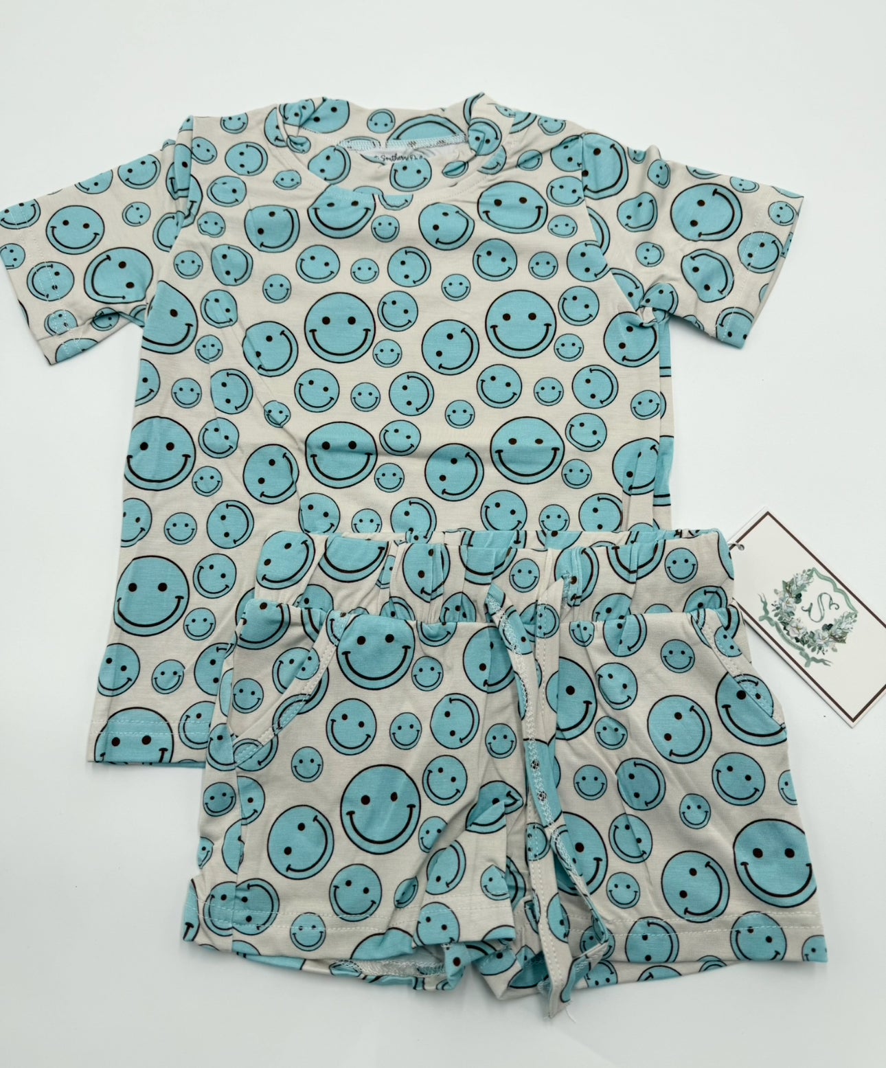 Blue Smiley Lounge Set