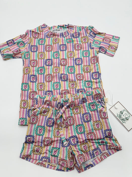 Heart Stamps Lounge Set