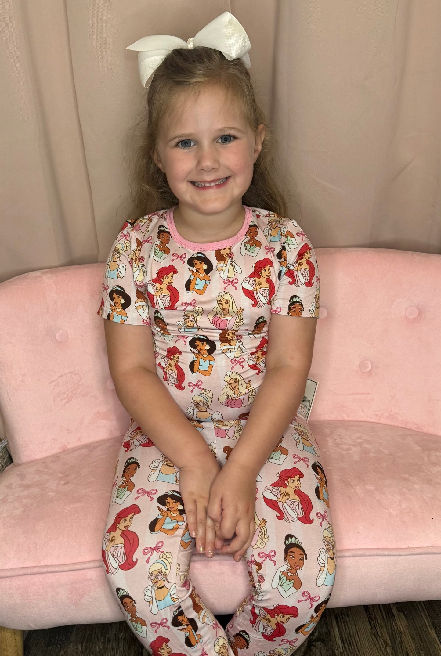 Princess Power Short Sleeve Pant Set