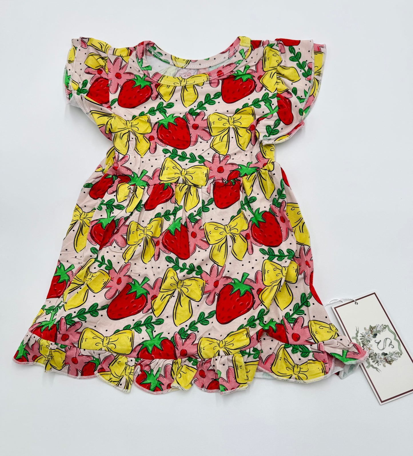 Berry Cute Ruffle Short Set