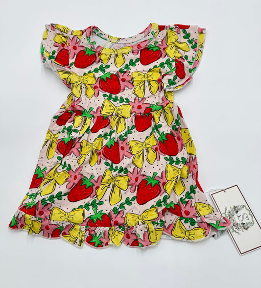 Berry Cute Ruffle Short Set