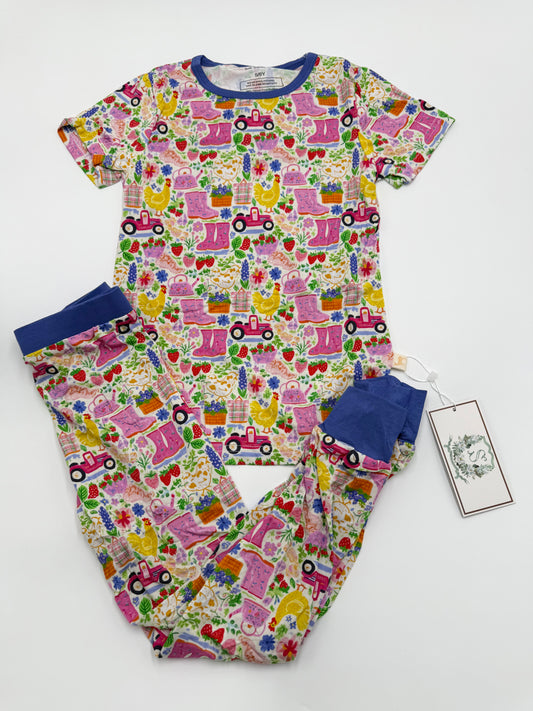 Garden Short Sleeve Pant Set