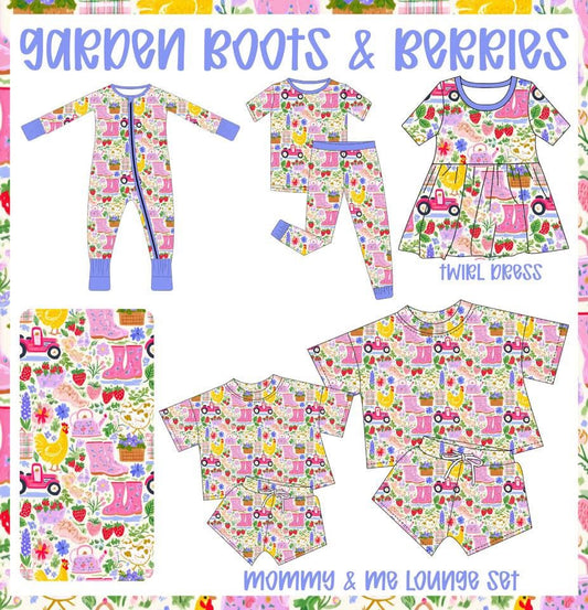 Preorder 5: Garden Boots & Berries Bamboo