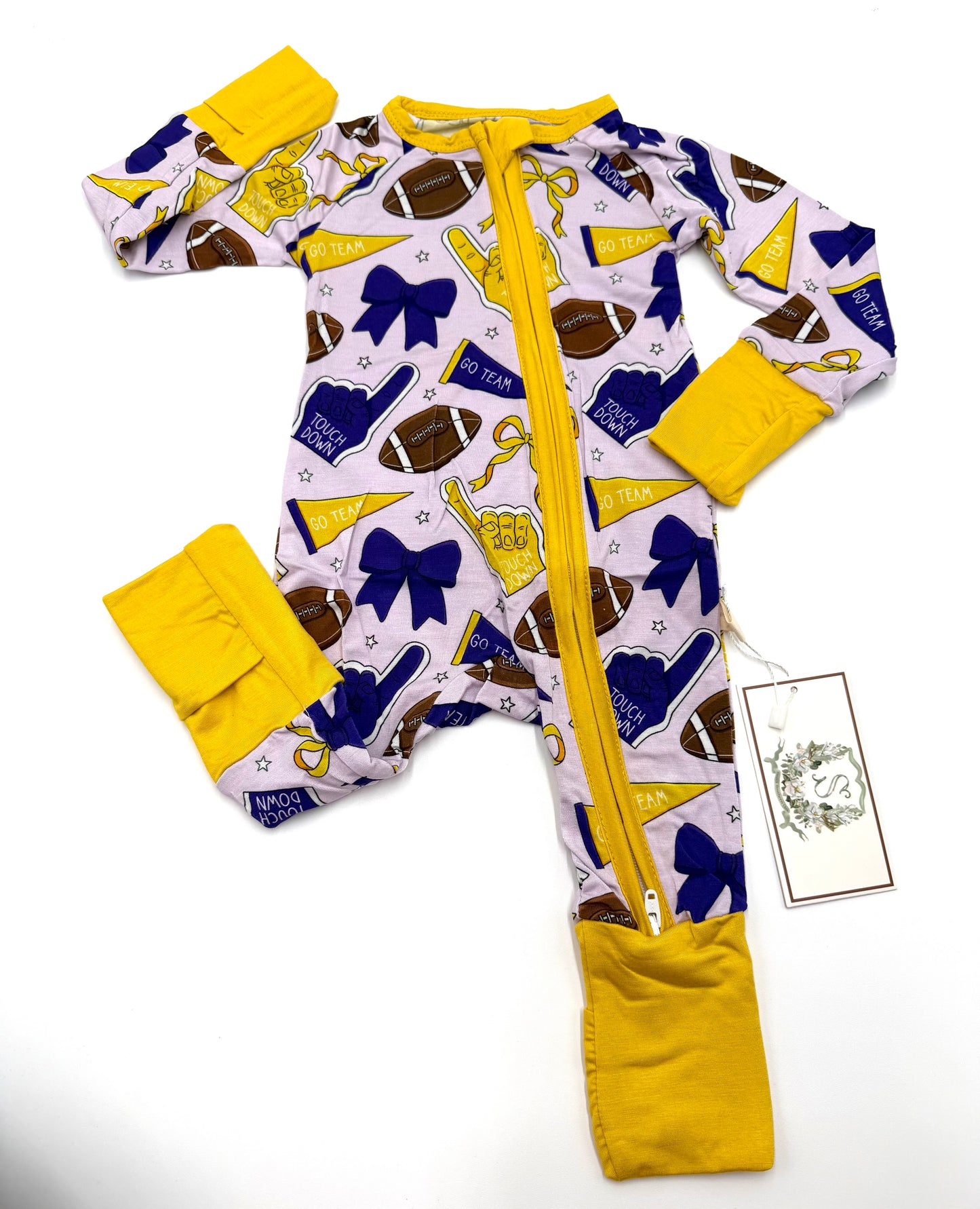 Purple & Gold Kids Zippy