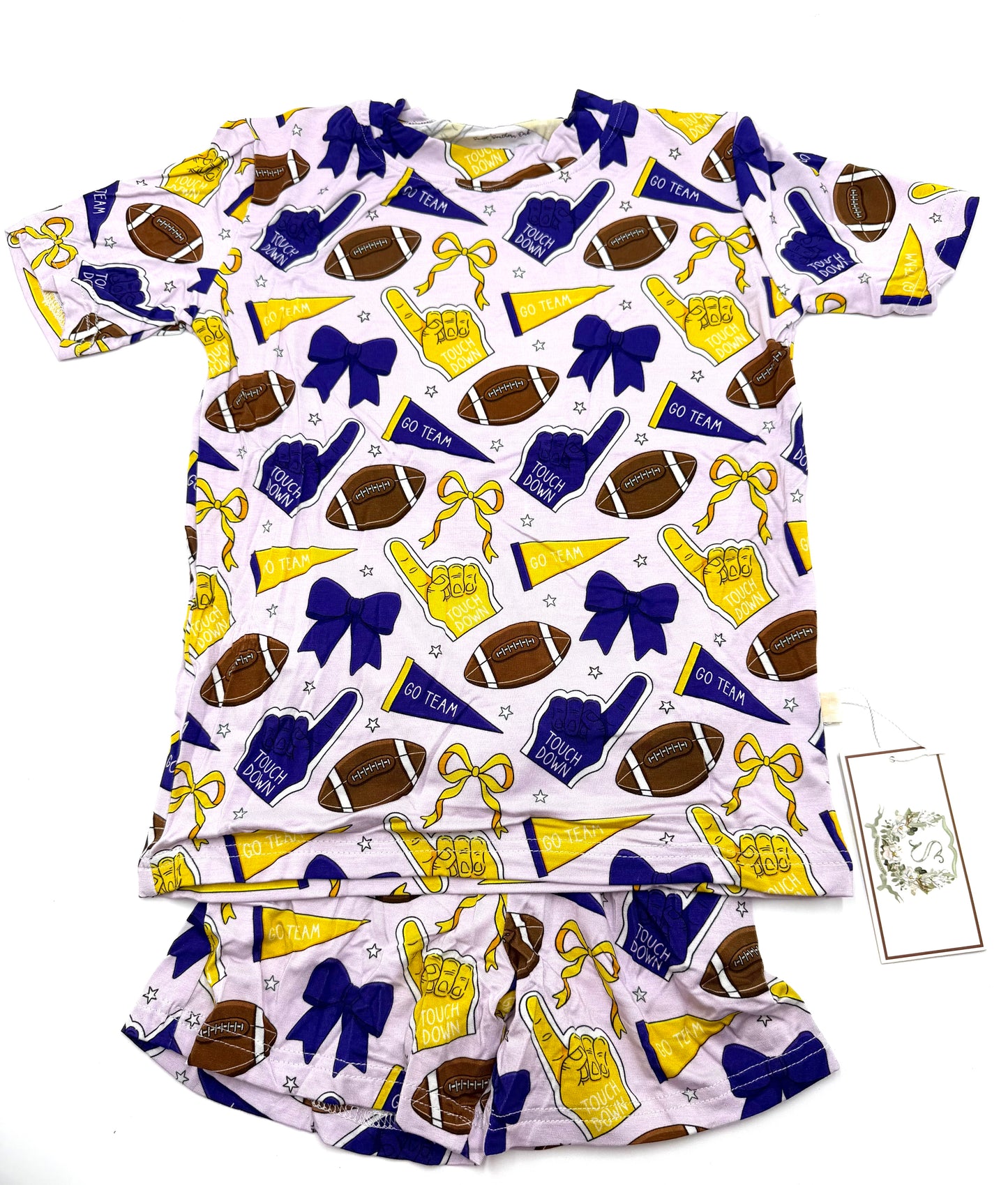 Purple & Gold Kids Lounge Set