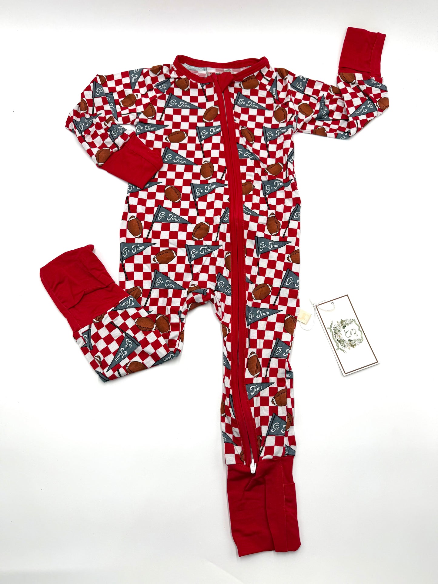 Red Check Kids Zippy