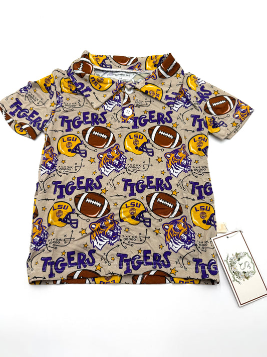 Geaux Tigers Boys Polo