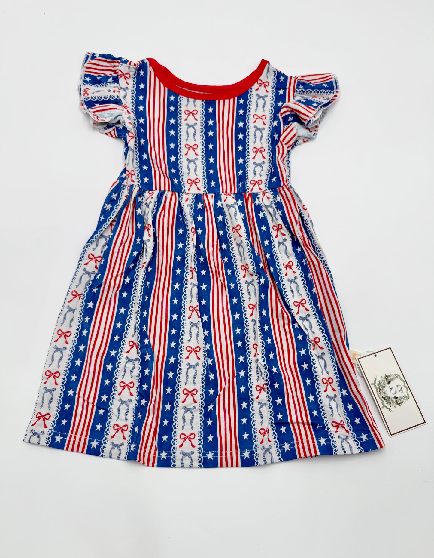 Bows & Stripes Patriotic Bamboo