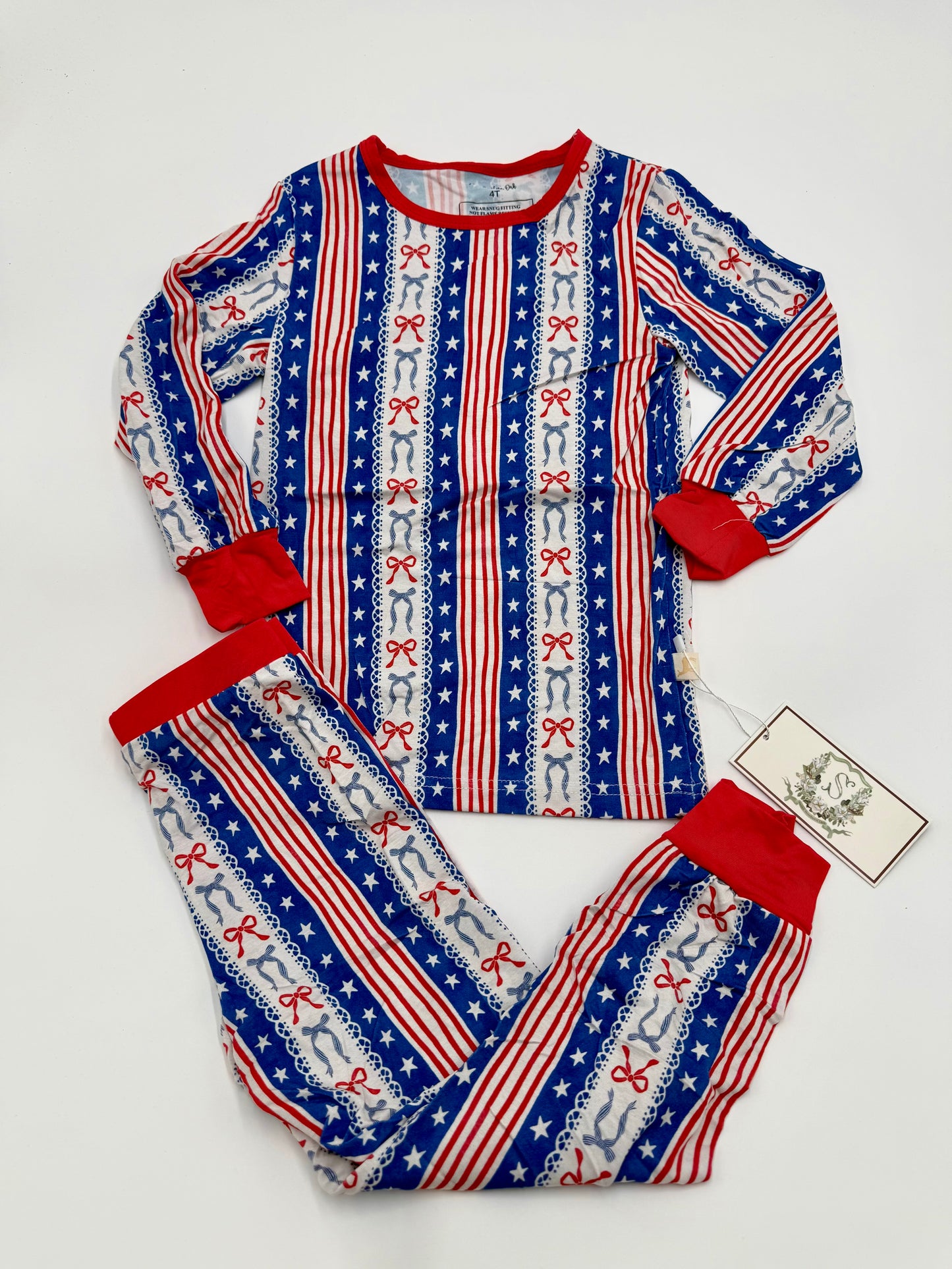 Bows & Stripes Patriotic Bamboo