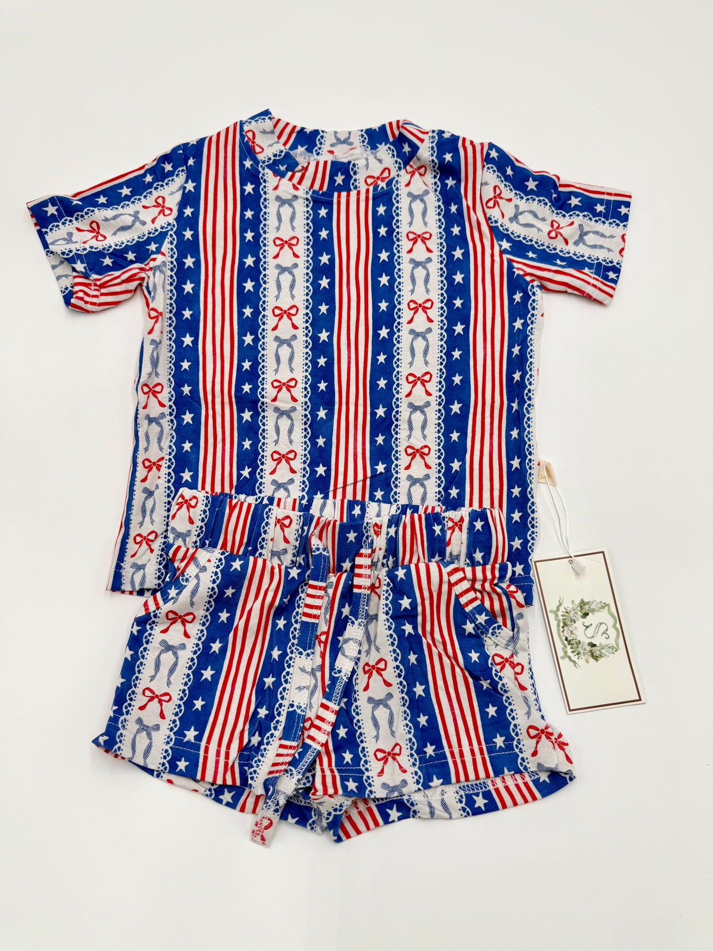 Bows & Stripes Patriotic Bamboo