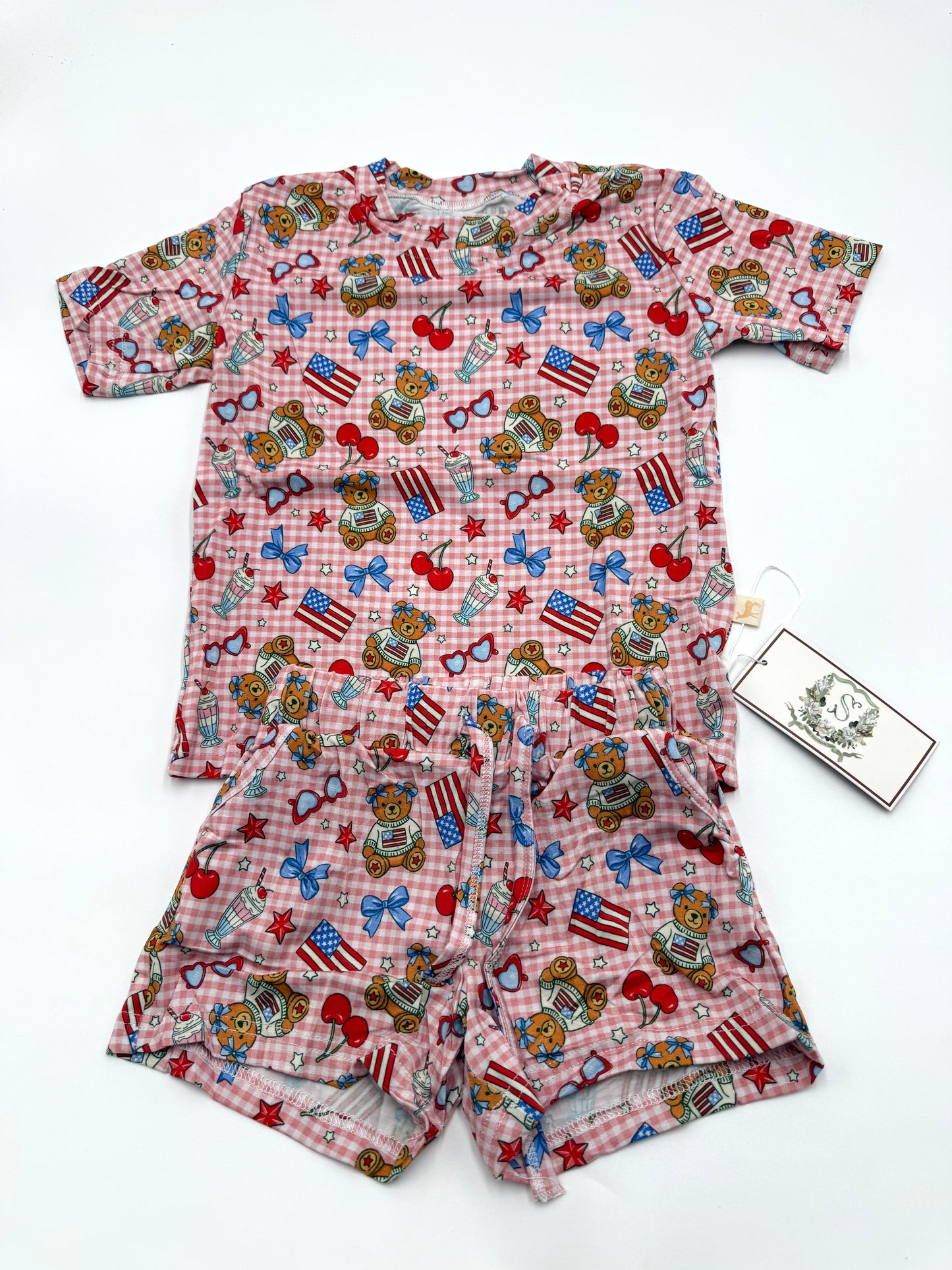 All American Girl Patriotic Bamboo
