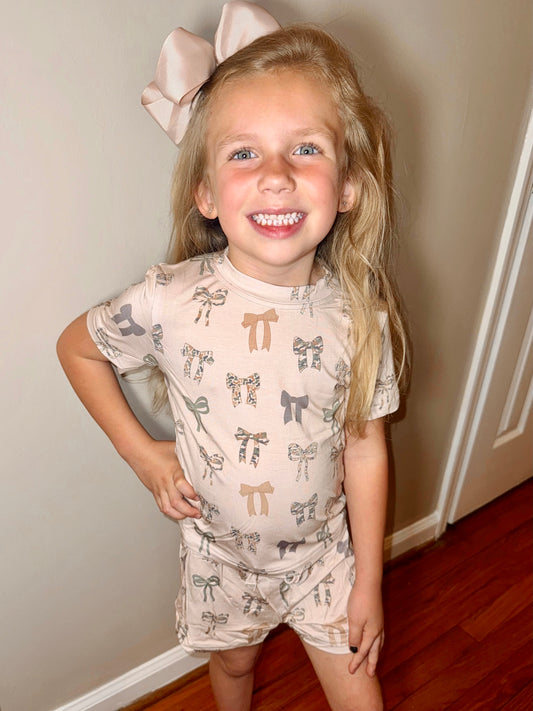 Girls Backwoods Bows Lounge Set