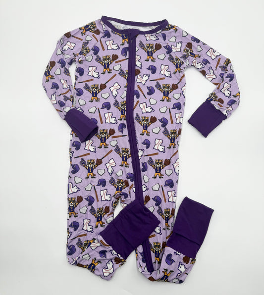 Tiger Baseball Bamboo Zippy
