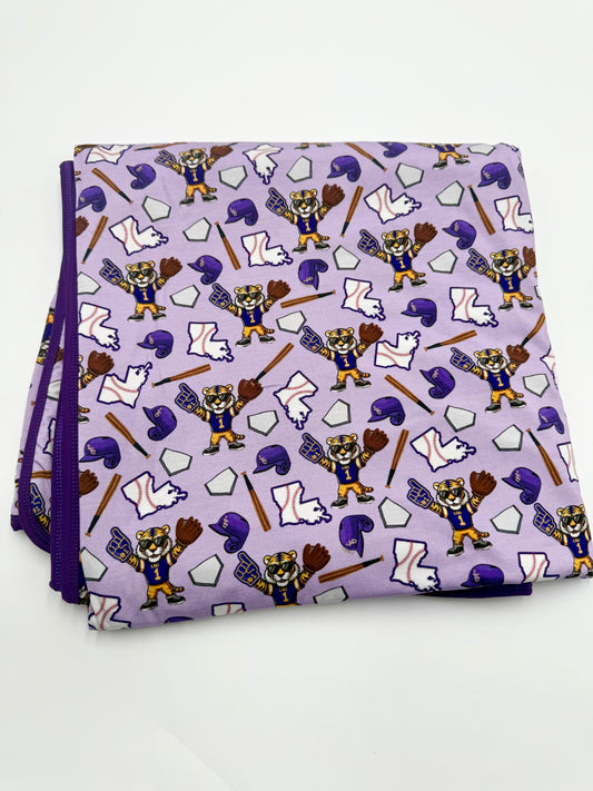 Bamboo Tiger Baseball Blanket
