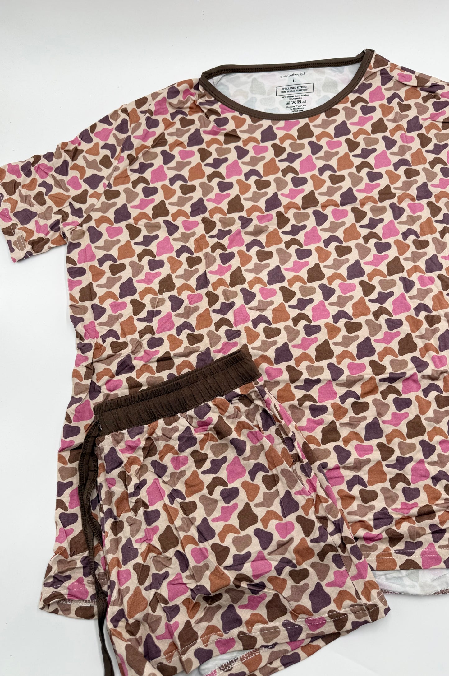 Women’s Pink Camo Lounge Set