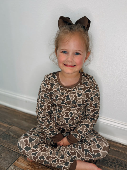 Duck Camo Pants Set