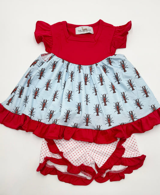 Girls Crawfish Short Set