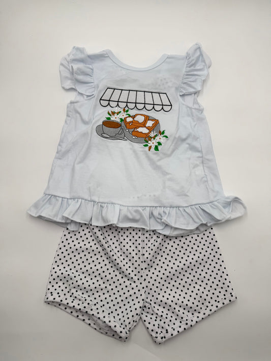 Girl Beignet Short Set