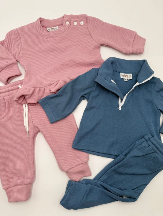 PINK + BLUE JOGGERS