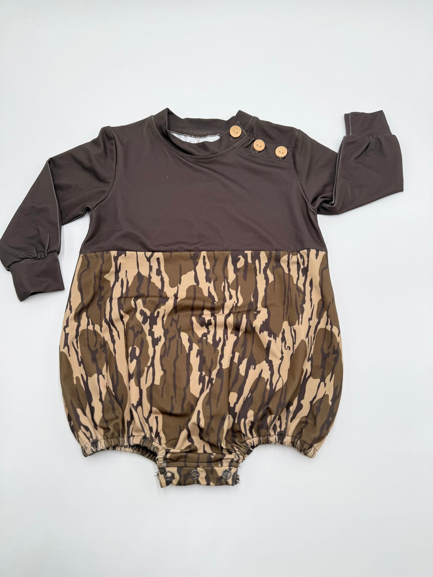 Brown + Camo Bubble