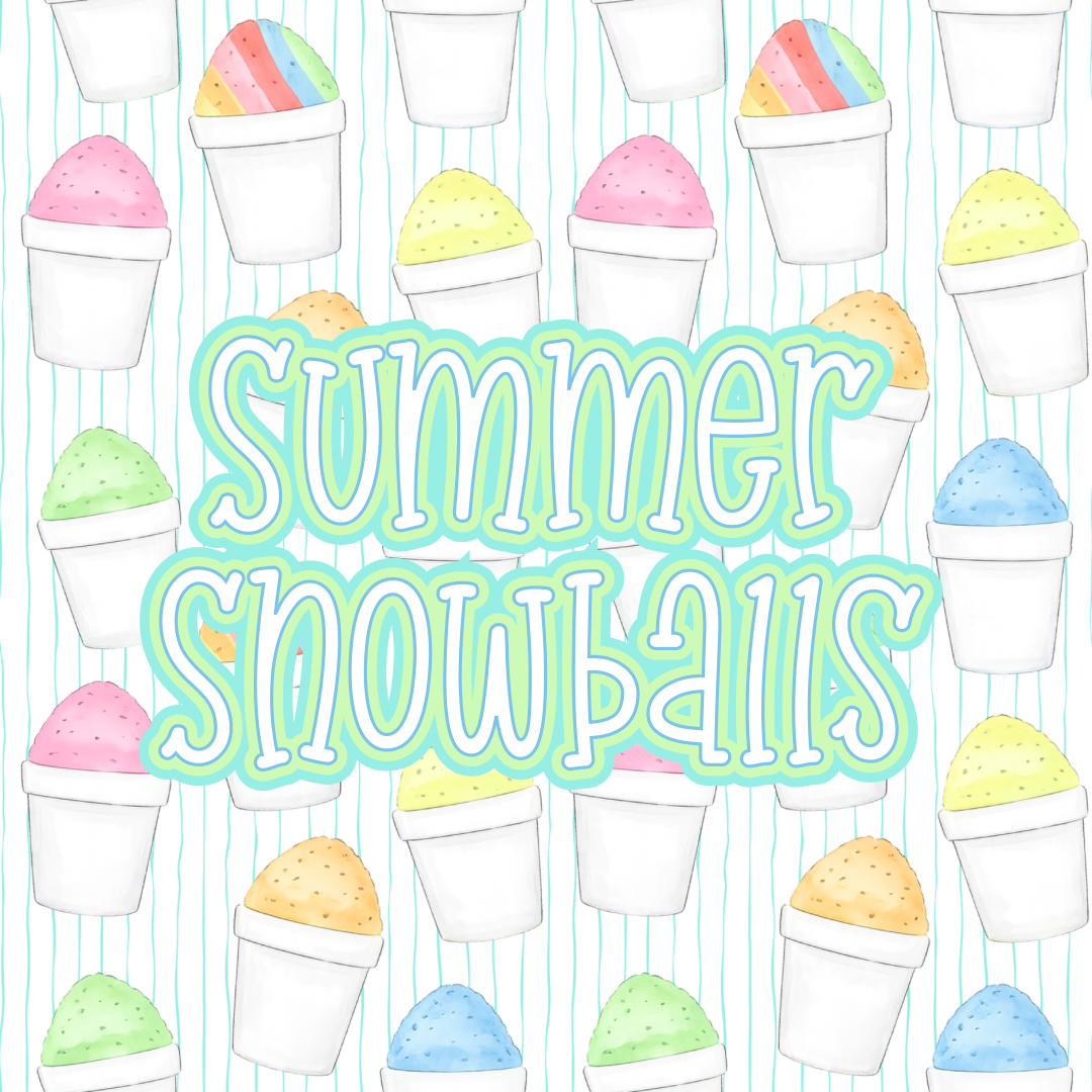 Preorder 3: Summer Snowballs Bamboo Collection