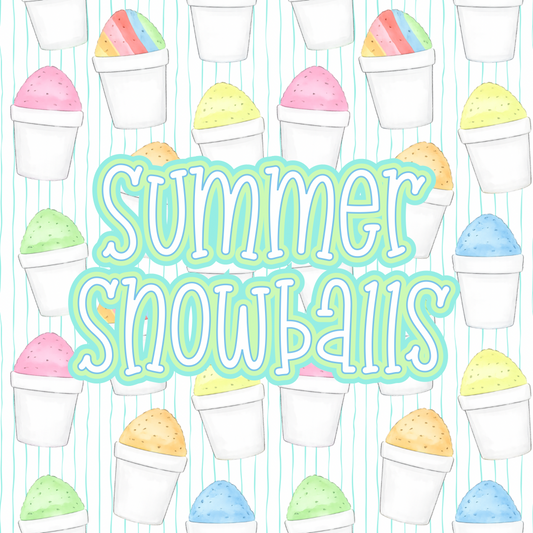 Preorder 3: Summer Snowballs Bamboo Collection