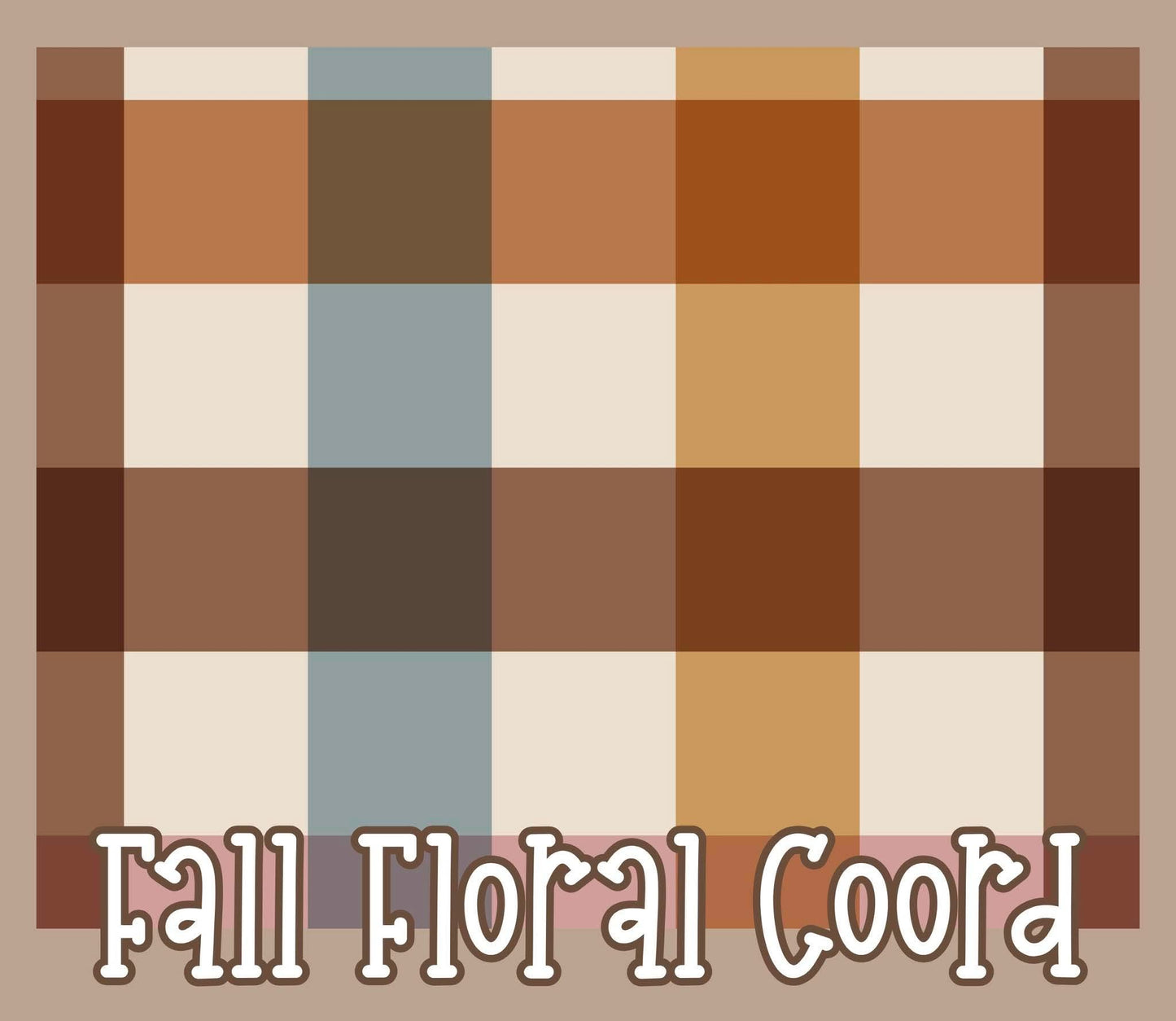 PO13: Fall Floral Coord Bamboo Collection